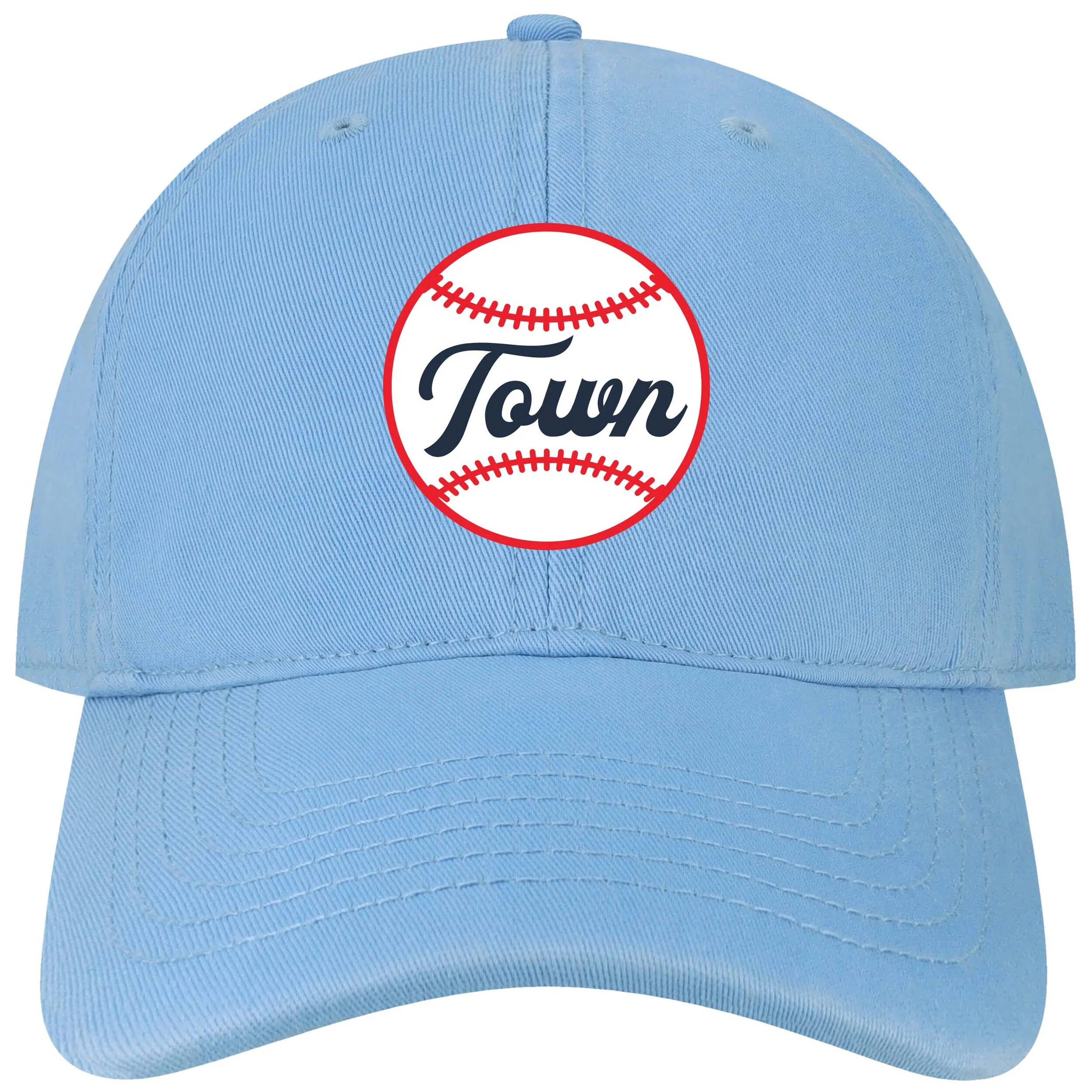 Adult Baseballtown Script Tee and Logo Hat Combo - Image 2