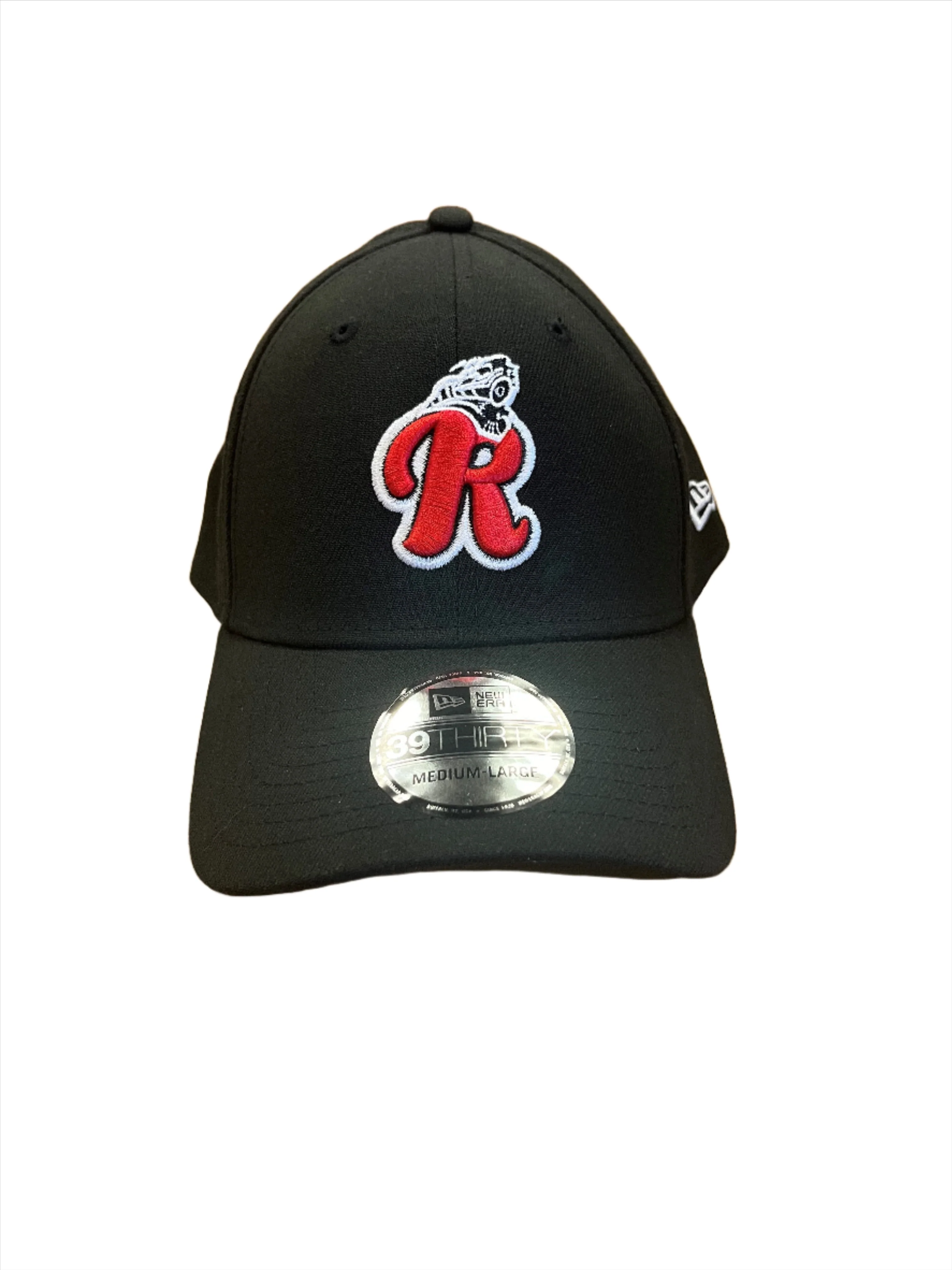 New Era 39Thirty Alt. 2 Black and Red Train Retro Stretch-Fit Hat - Image 2