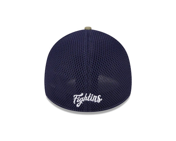 New Era 39Thirty Camo and Navy Neo F-Fist Stretch Fit Hat - Image 5