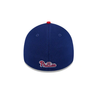 New Era 39Thirty Philadelphia Phillies BP Blue Phanatic Stretch Fit Hat - Image 3