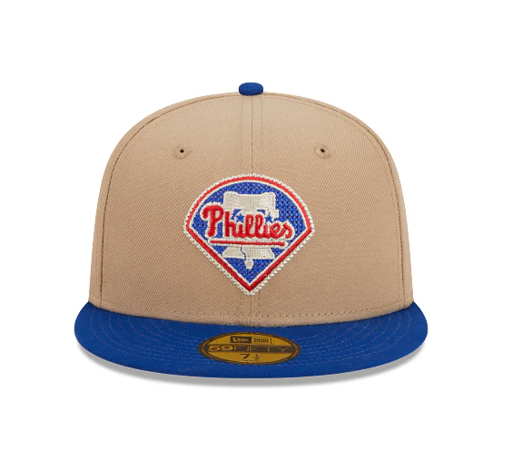 New Era 59Fifty Philadelphia Phillies Needlepoint Two Tone Cap - Image 3