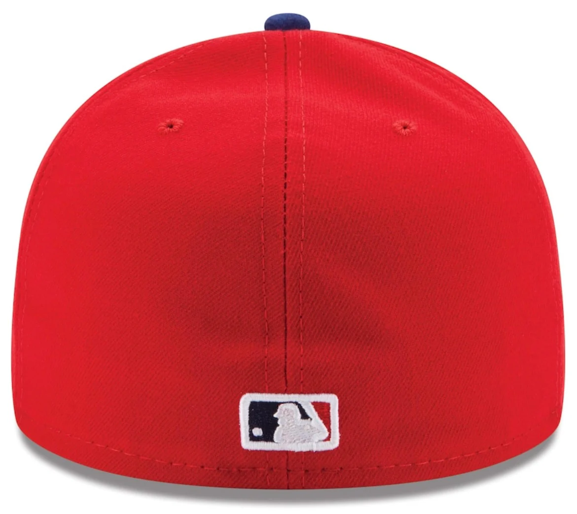 New Era 59FIFTY Youth Philadelphia Phillies Red Game MLB Authentic Collection On-Field Hat - Image 4