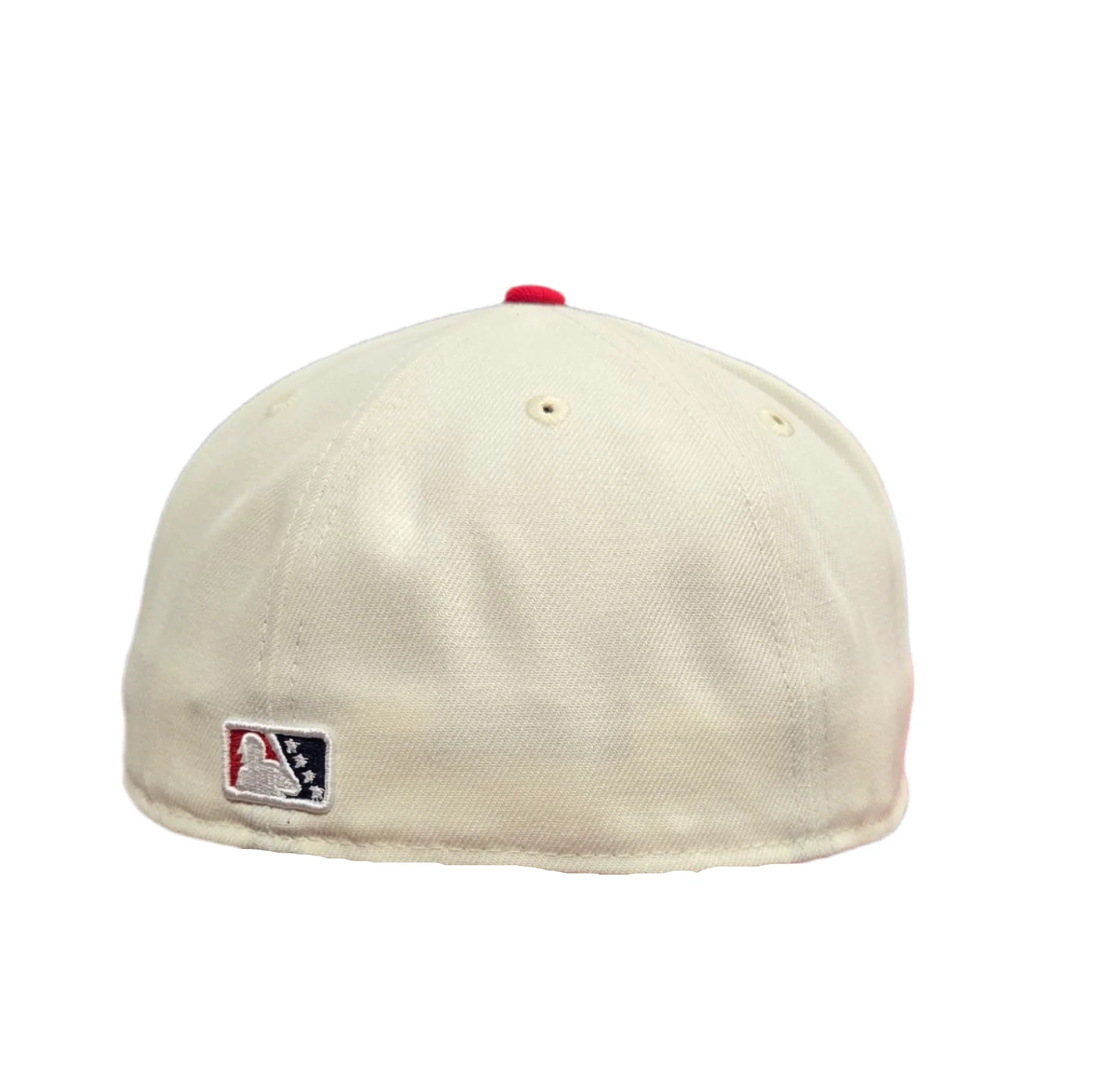 New Era 59Fifty High Profile Cream and Red F-Fist - Image 2