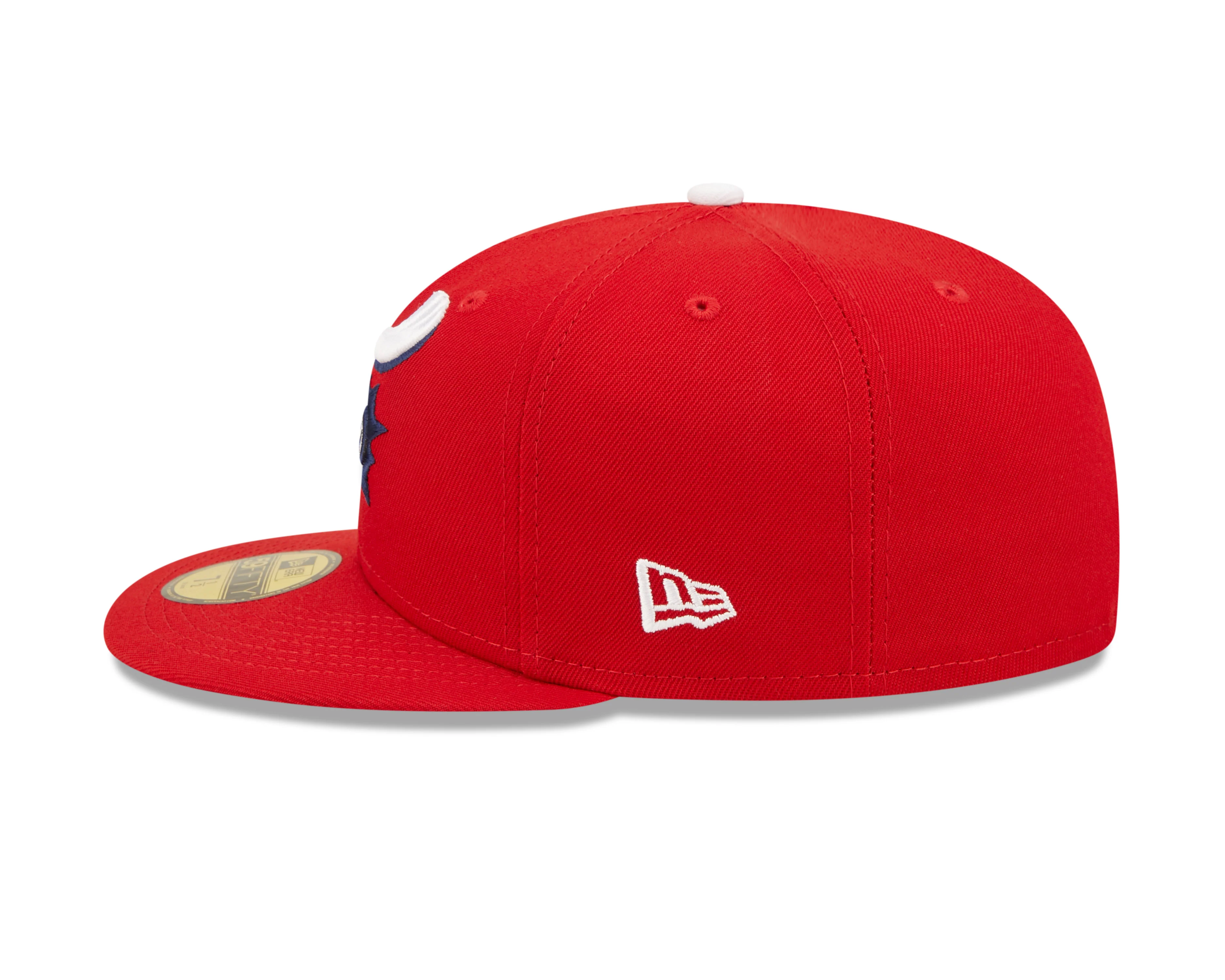 New Era Kids 59Fifty On Field Home Red F-Fist Hat - Image 4