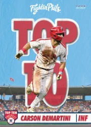 Reading Fightin Phils 2026 Top Ten Prospect Card Set - Image 3