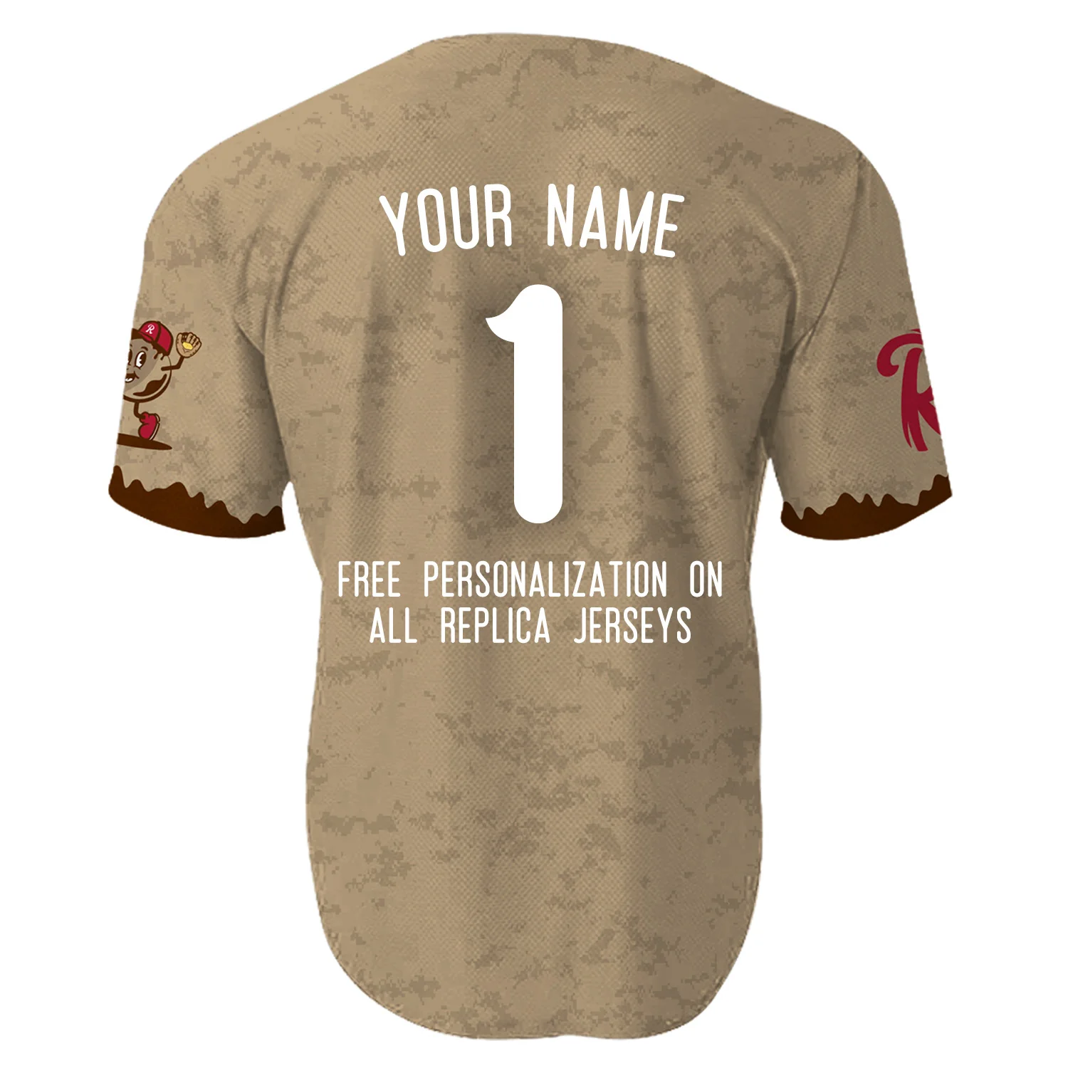 Reading Fightin Phils Flapjack Replica Jersey - Image 2