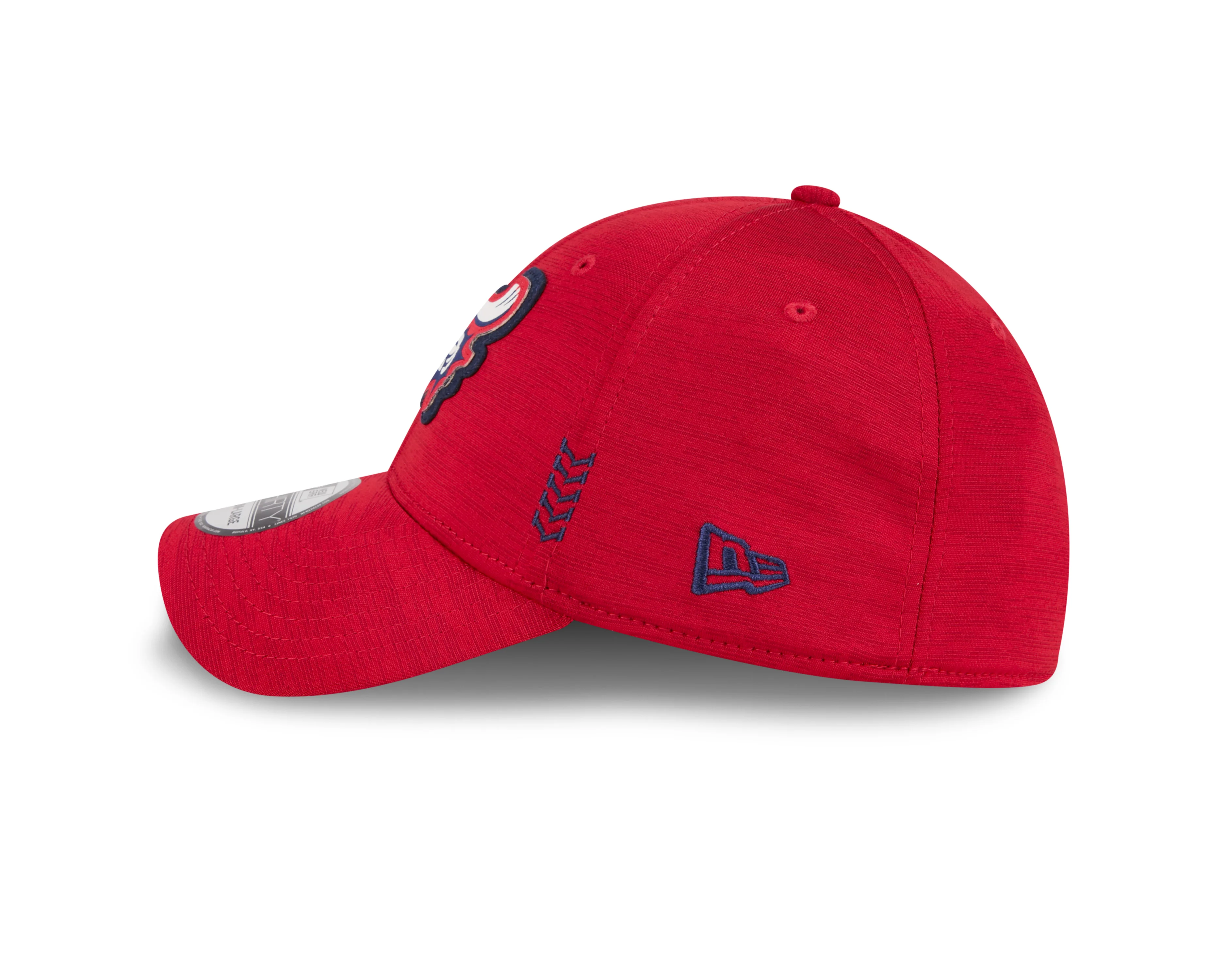 New Era 39Thirty Reading Fightin Phils Stretch Fit Clubhouse Edition Fitted Red F-Fist Hat - Image 4