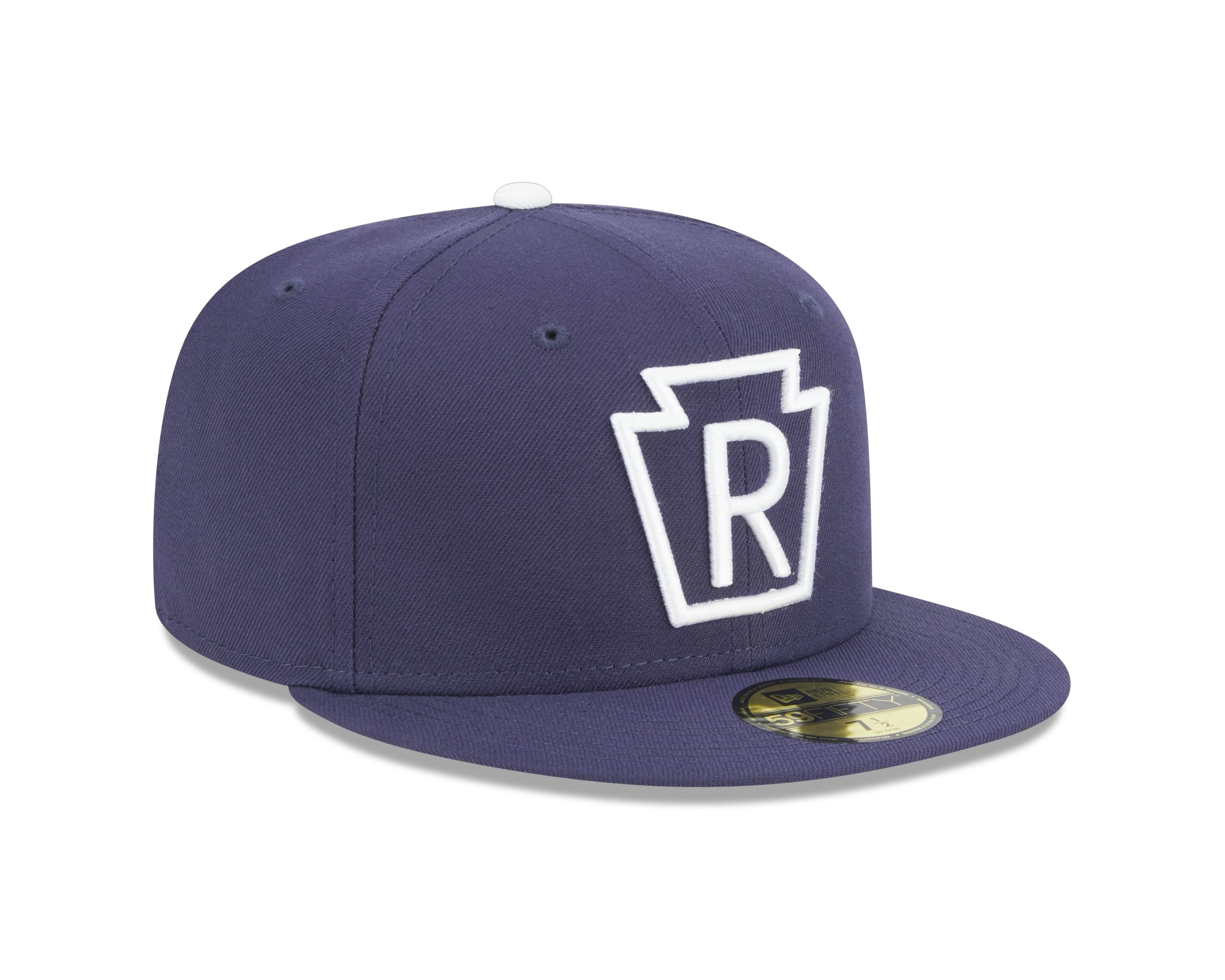 New Era 59Fifty MiLB Theme Nights Reading Keystones Navy On-Field Fitted Hat - Image 3