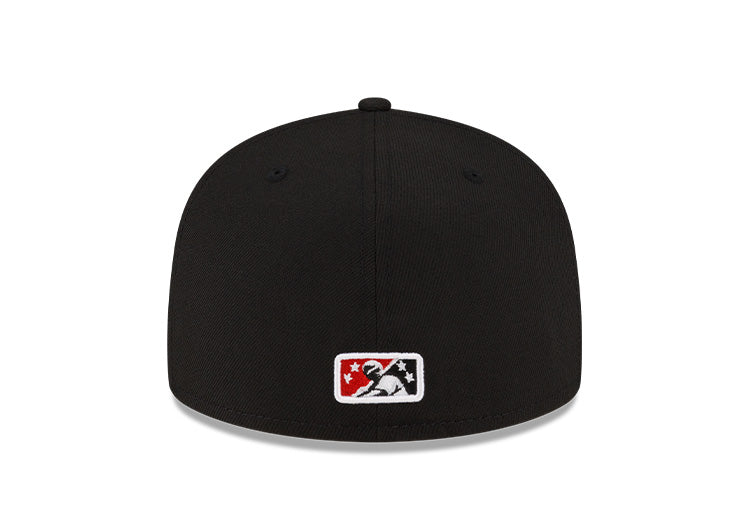 New Era 59Fifty Alt. 2 Black and Red Train Retro Hat - Image 5