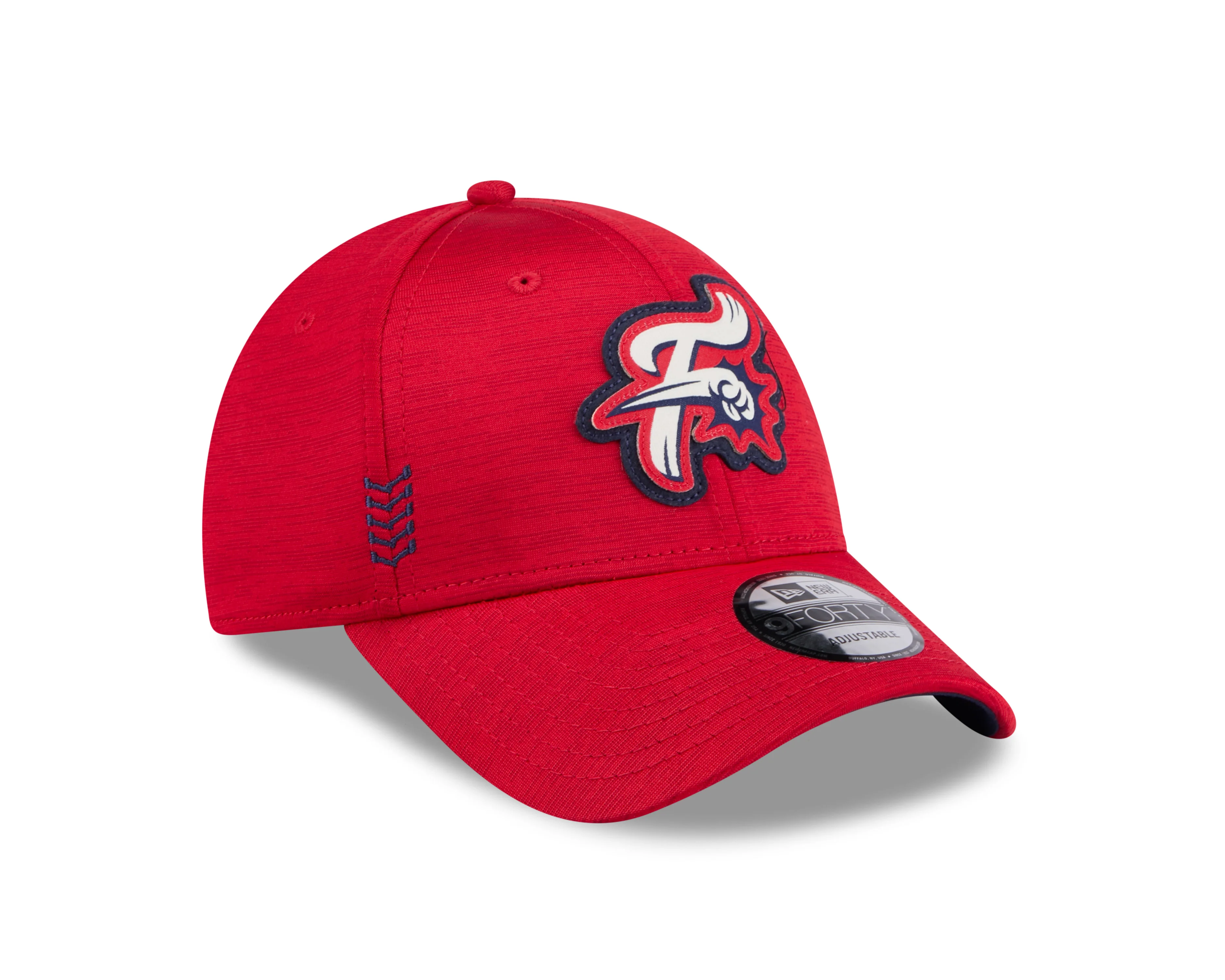 New Era 9Forty Reading Fightin Phils Stretch Snap Clubhouse Edition Adjustable Red F-Fist Hat - Image 3