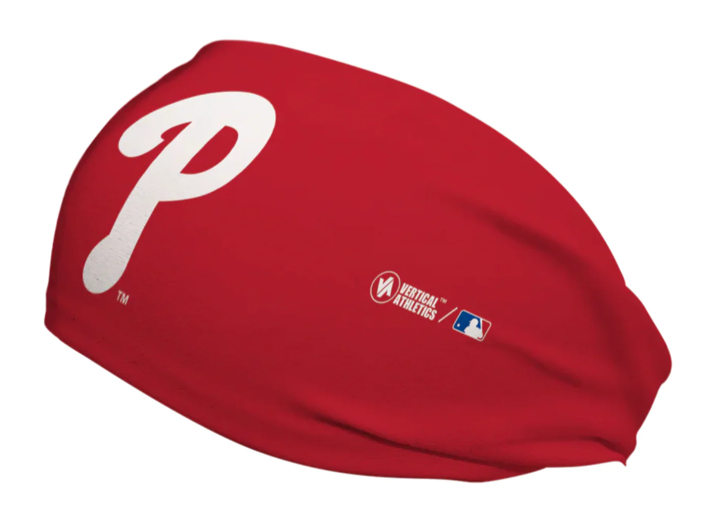 Vertical Athletics Phillies Cooling Headband Red Cap Logo - Image 3
